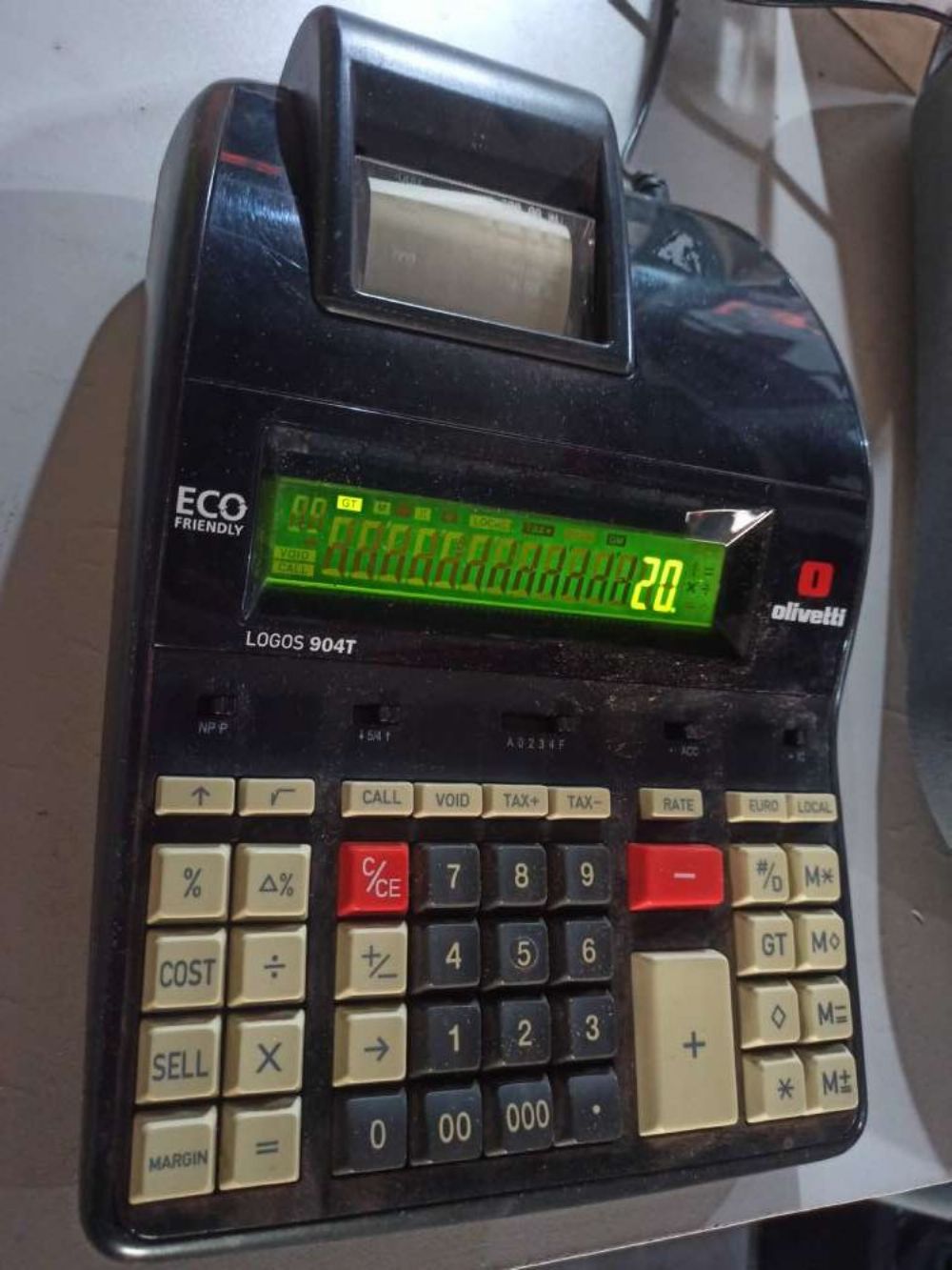 Calculadora eletrônica Olivetti